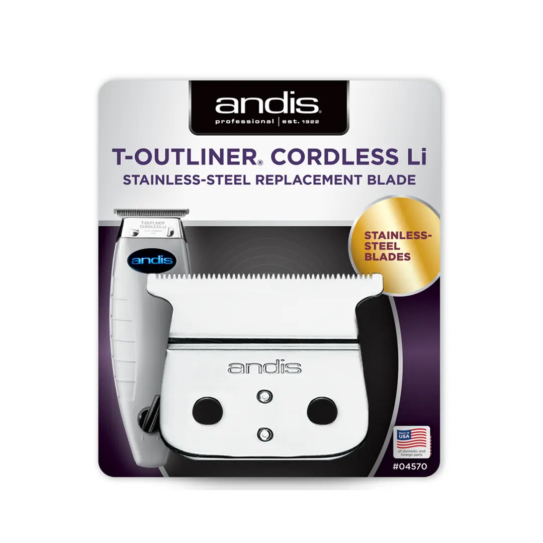 Andis T-Outliner® Li Cordless Yedek İnce T-Bıçak (Paslanmaz Çelik)