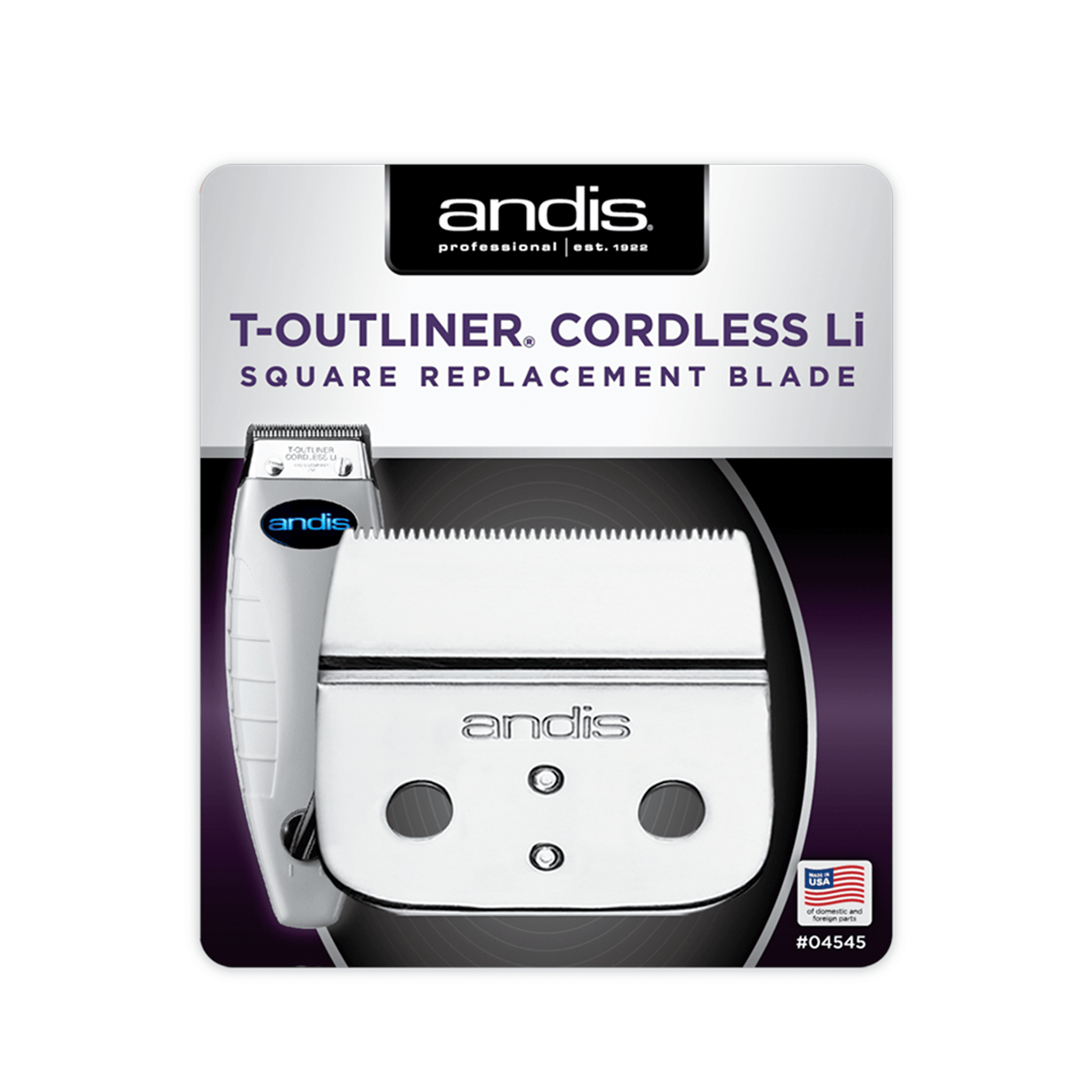 Andis Cordless T-Outliner® Li Replacement Square Blade