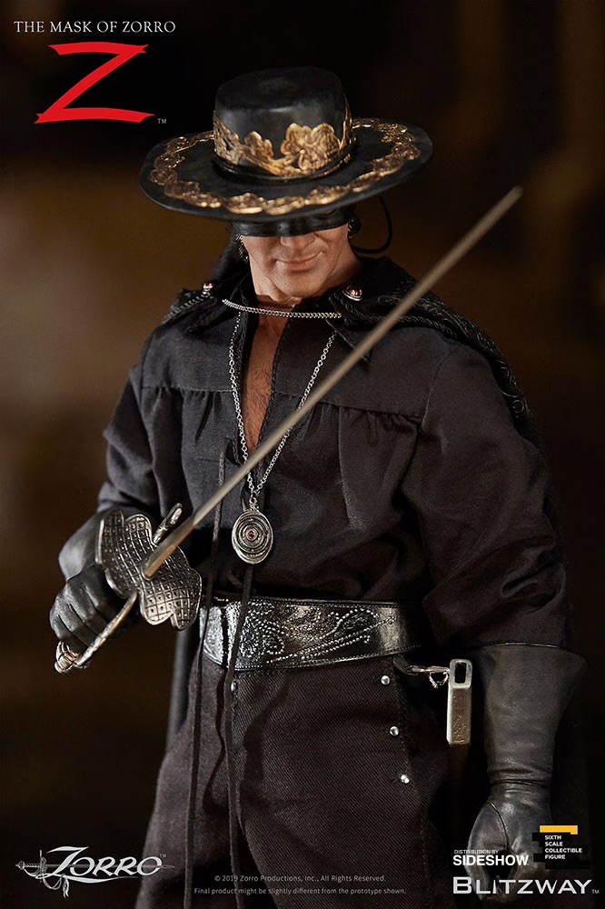 ZORRO Sixth Scale Figure by Blitzway + 1/6 Scale Horse