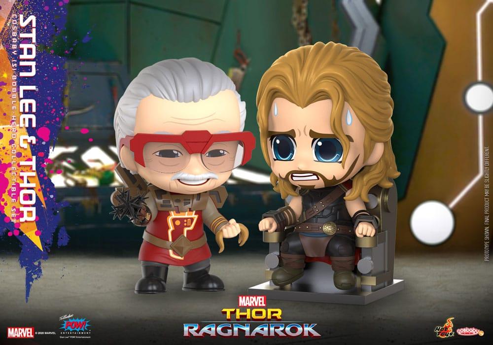Thor & Barber (Stan Lee) Cosbaby Figure Set