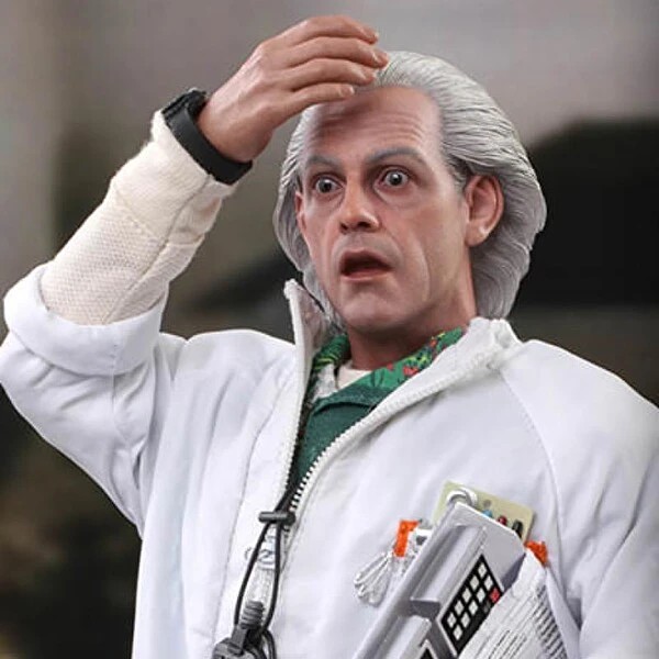 Doc Brown (Deluxe Version) Sixth Scale Figure