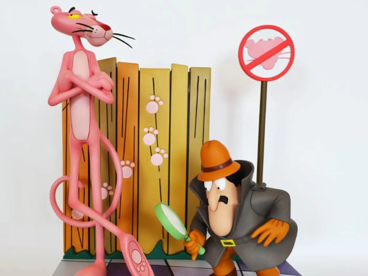 Pink Panther & The Inspector Statue