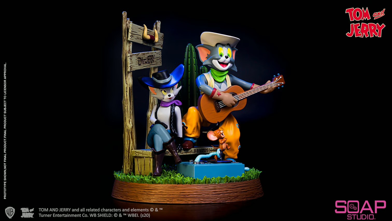 TOM AND JERRY COWBOY Statues by Soap Studio