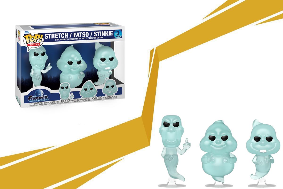 Casper 30th Anniversary Stretch Fatso Stinkie 3 Pack POP Figure