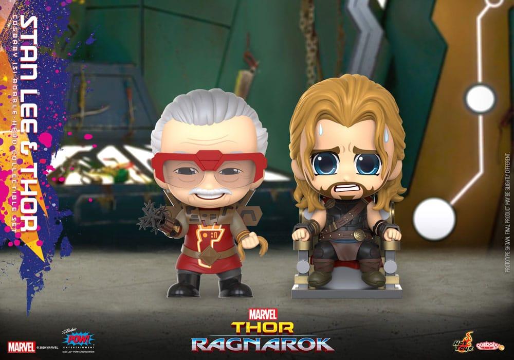 Thor & Barber (Stan Lee) Cosbaby Figure Set