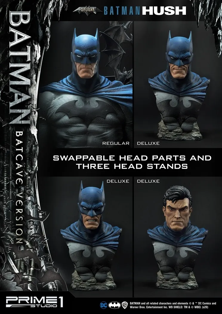 DC Comics: Batman Hush - Deluxe Batcave Batman Statue Bonus Version