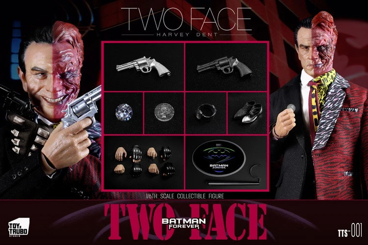 1/6 SCALE TWO FACE FIGURE BY XENSATION FROM BATMAN FOREVER MOVIE