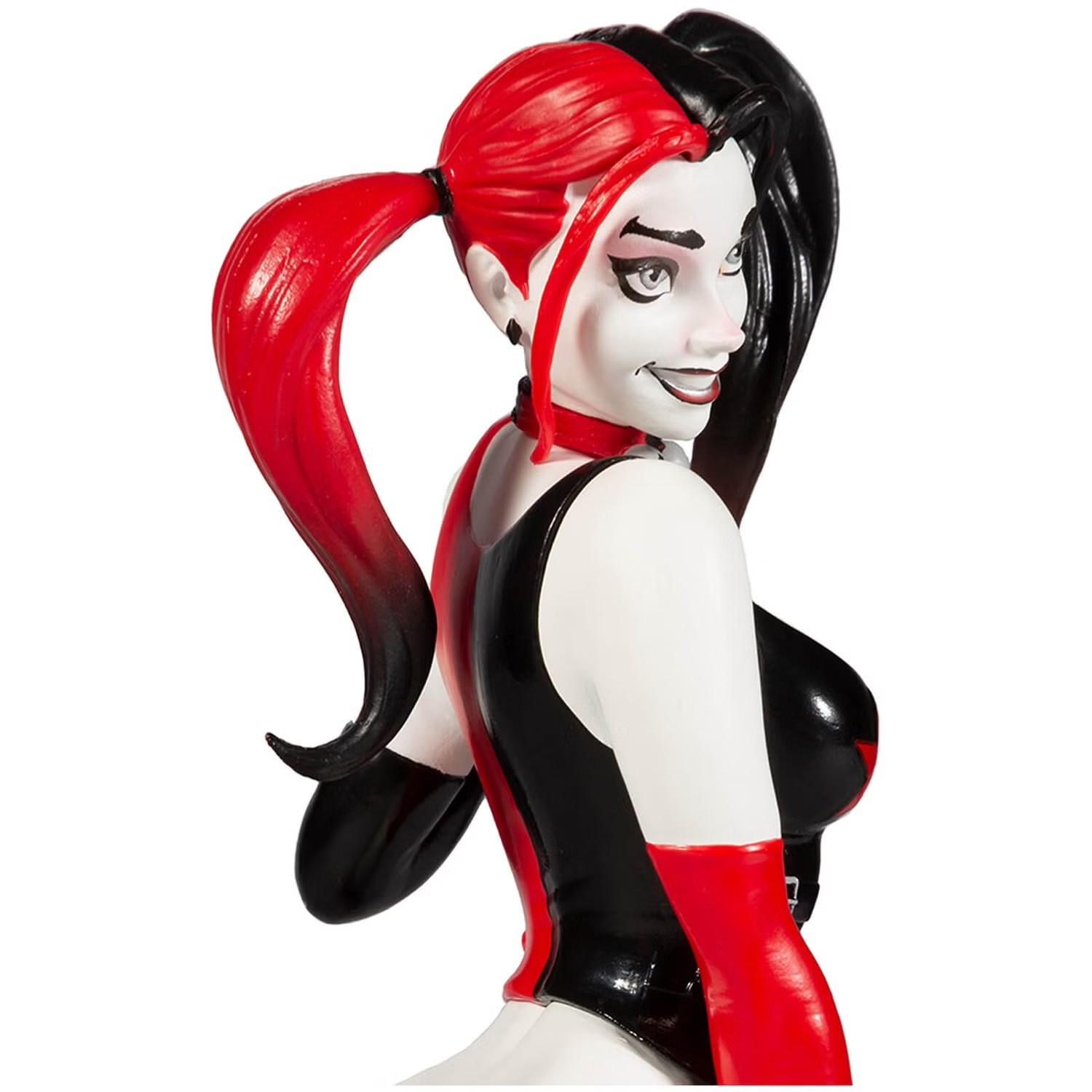 DC DIRECT HARLEY QUINN: RED WHITE AND BLACK STATUE - HARLEY QUINN BY J. SCOTT CAMPBELL