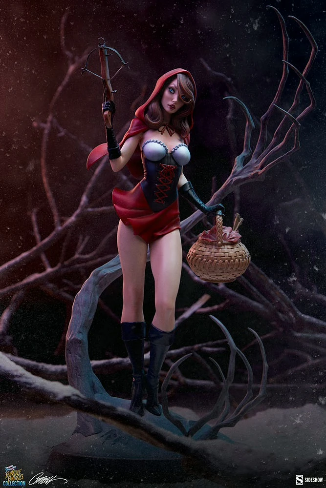 RED RIDING HOOD Statues by Sideshow Collectibles (Exclusive Versiyon)