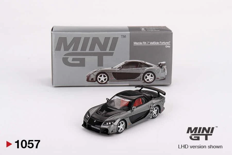 Mini GT 1/64 Mazda RX-7 VeilSide Fortune Grey No:1057
