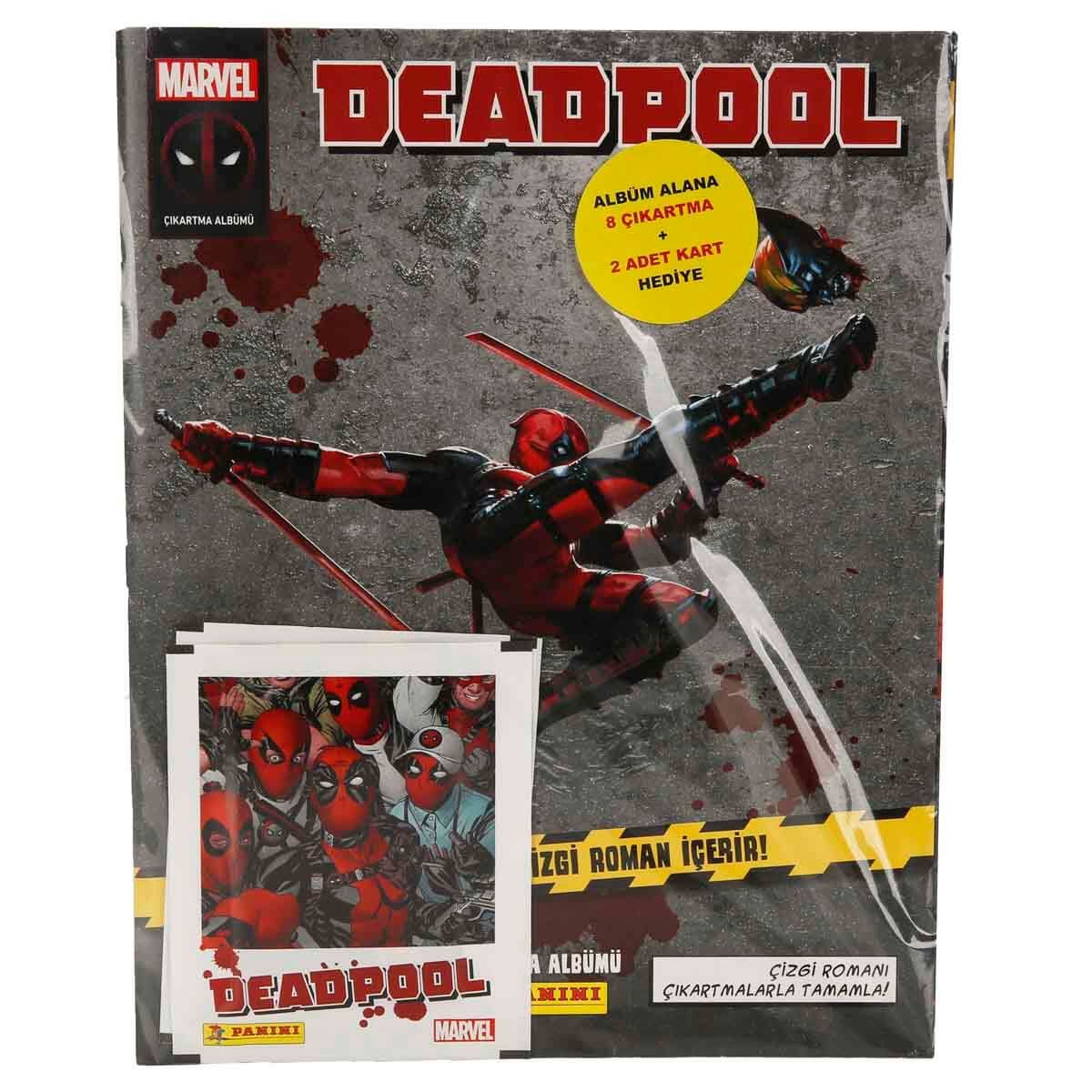 Deadpool Çıkartma Albümü + 2 Paket Sticker