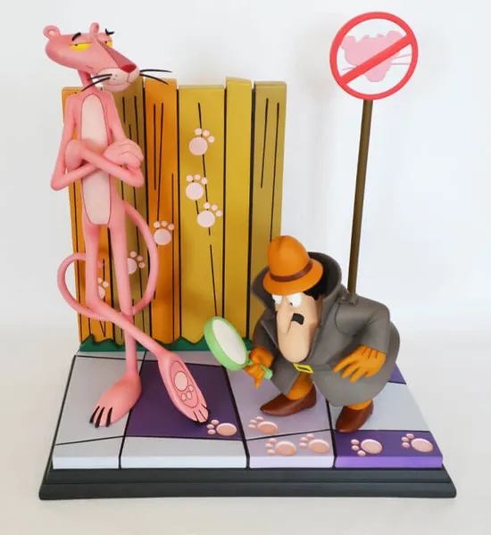 Pink Panther & The Inspector Statue
