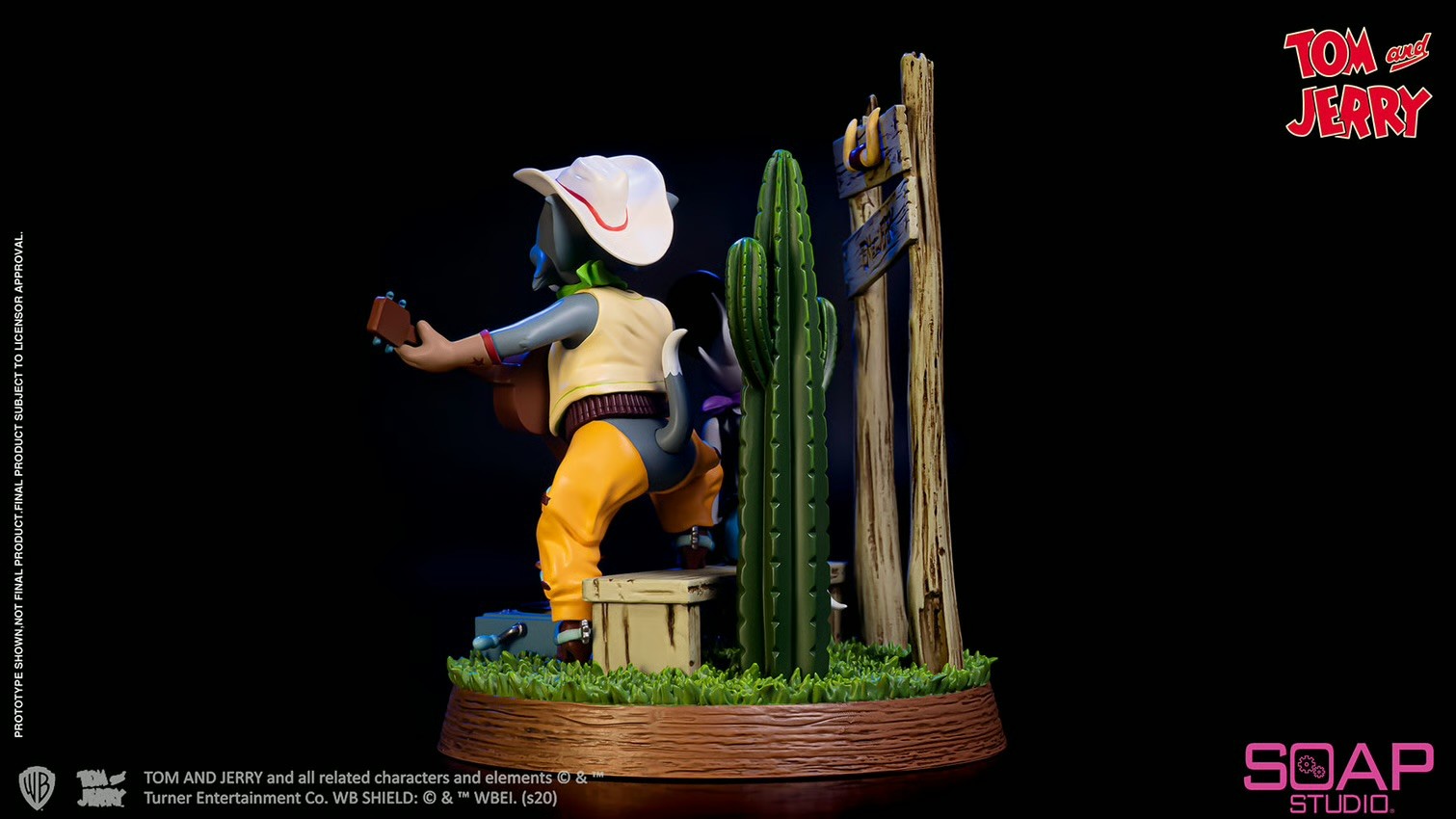 TOM AND JERRY COWBOY Statues by Soap Studio