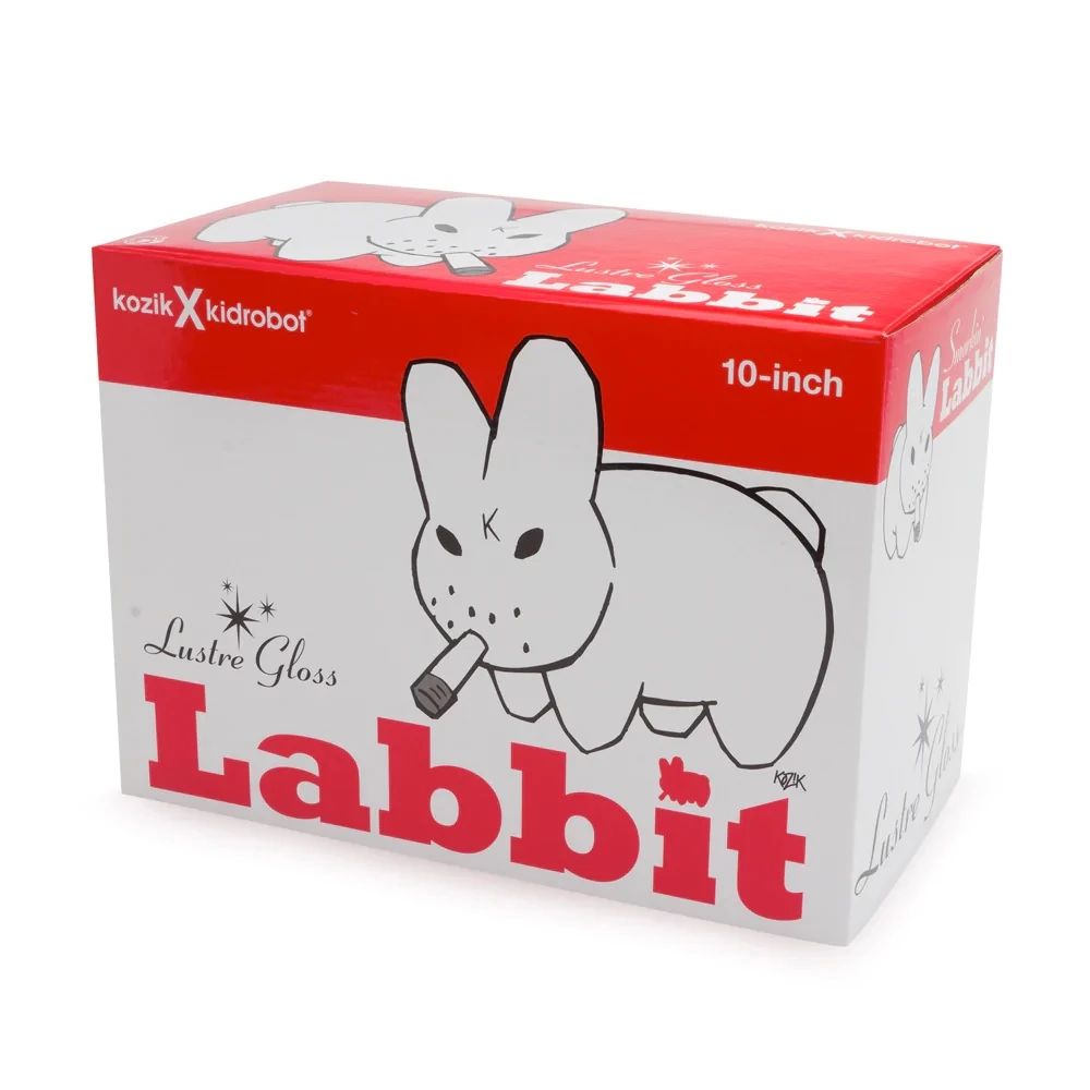 Smorkin’ Labbit 10” Vinyl Figure Lustre Gloss Red Edition By Frank Kozik