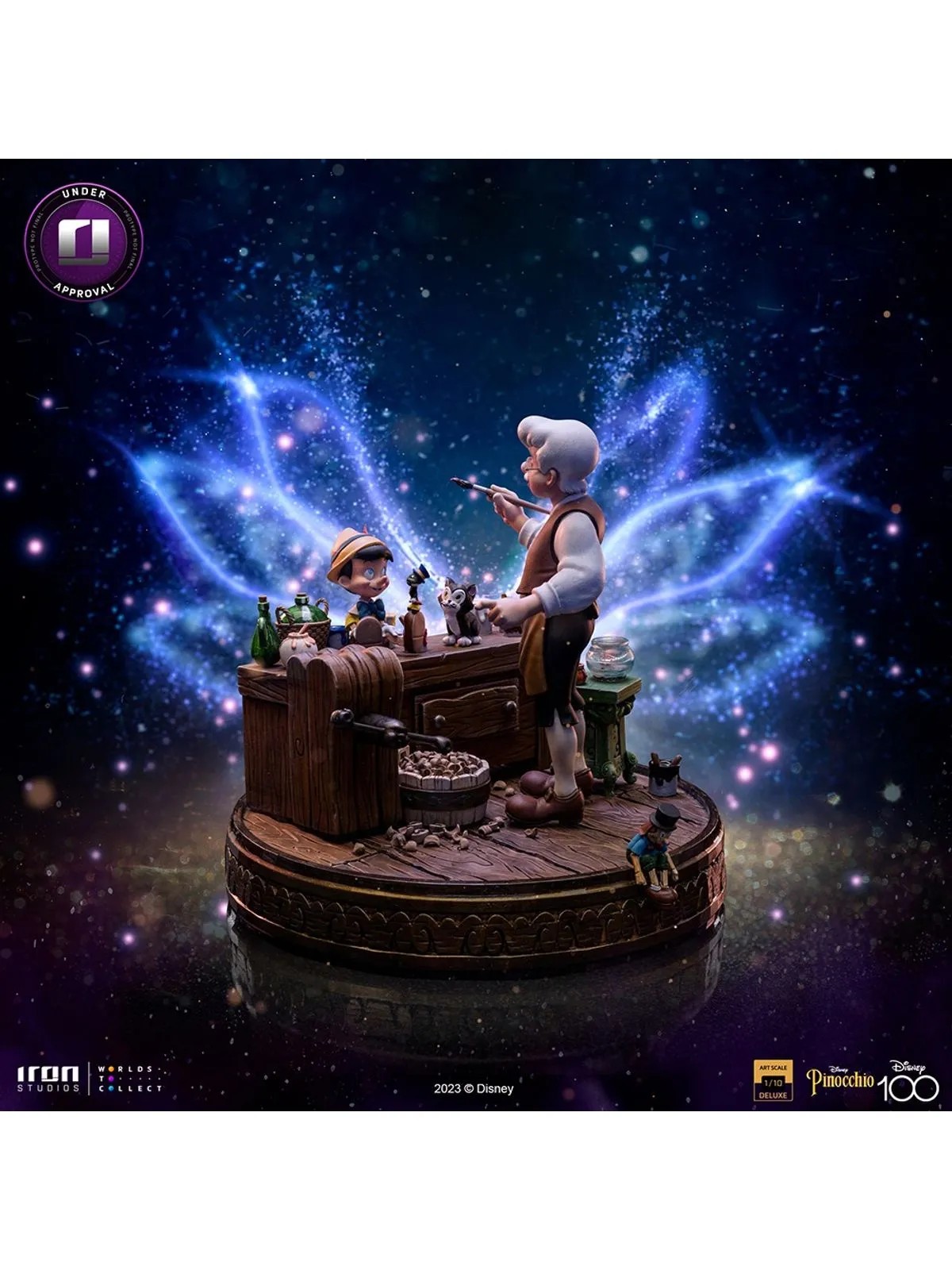 Statue Pinocchio Deluxe - Disney 100TH - Pinocchio - Art Scale 1/10 - Iron Studios
