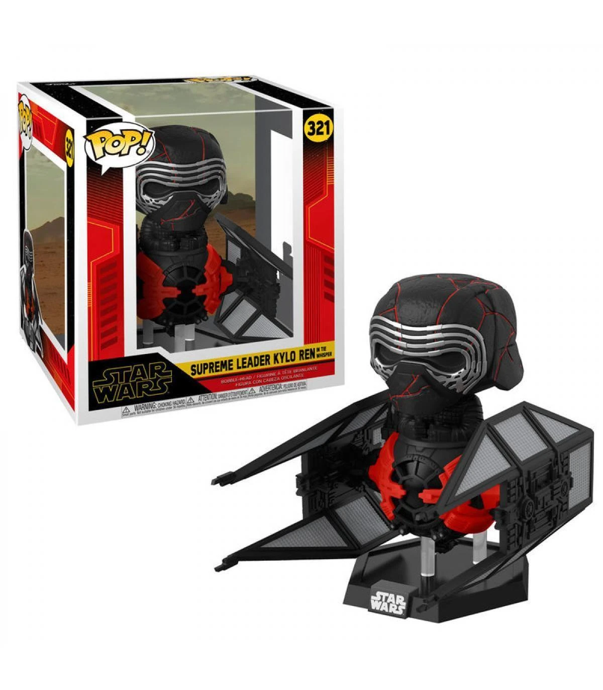 Funko Pop Sw Deluxe Supreme Leader Kylo Ren In Thi Whisper 6 Inch