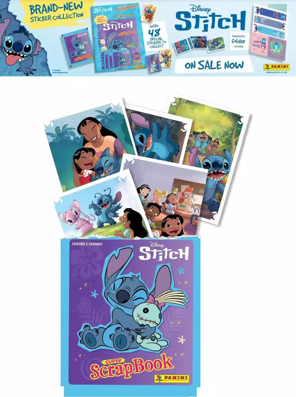 Panini Disney Stitch 2025 Sticker Albüm