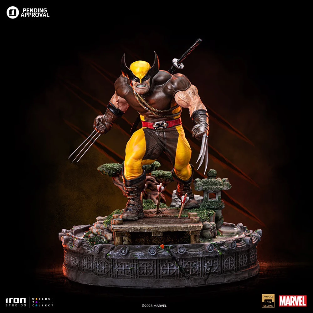 WOLVERINE UNLEASHED DELUXE 1:10 Scale Statue by Iron Studios