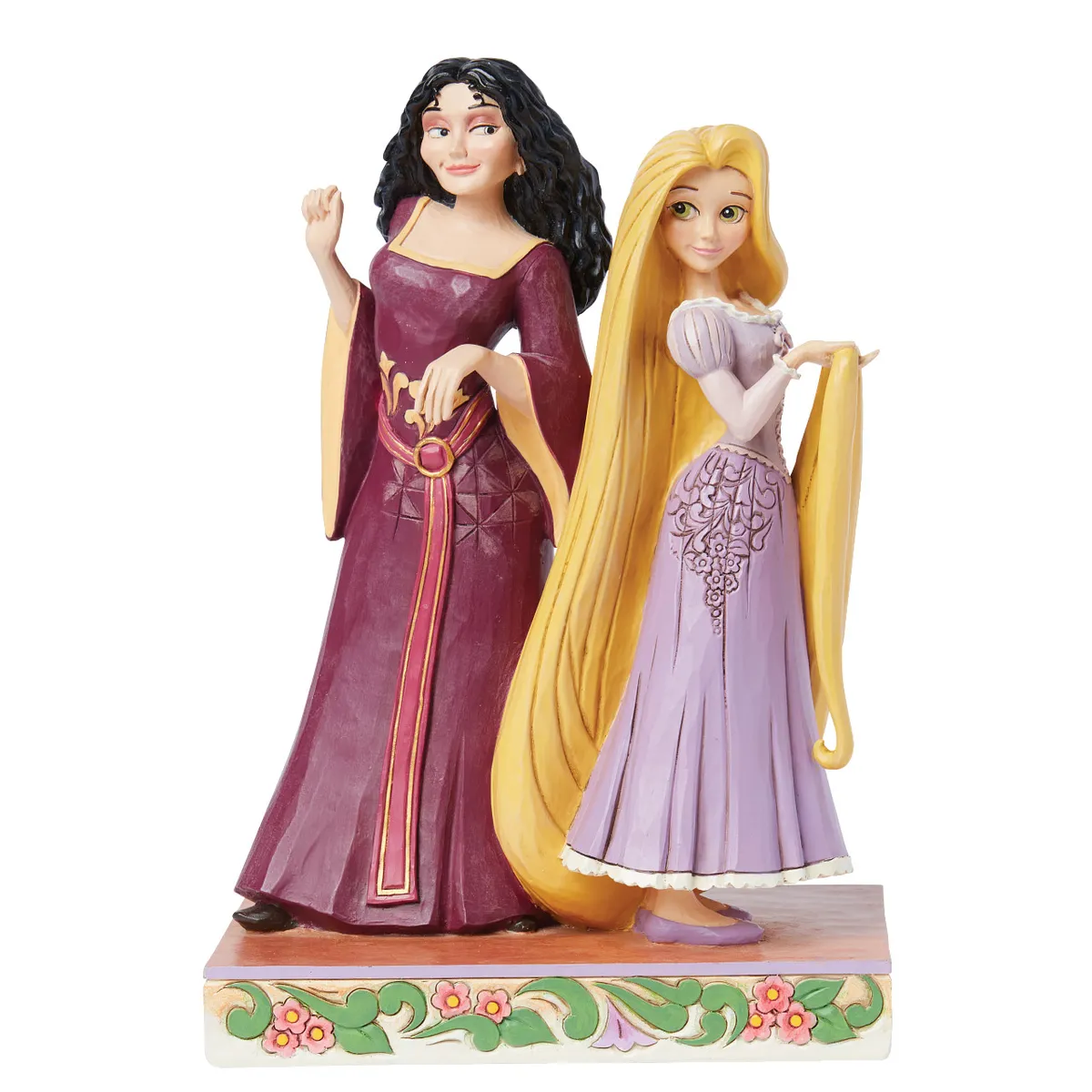 Disney Traditions Good vs Evil Tangled Mother Gothel and Rapunzel Figurine