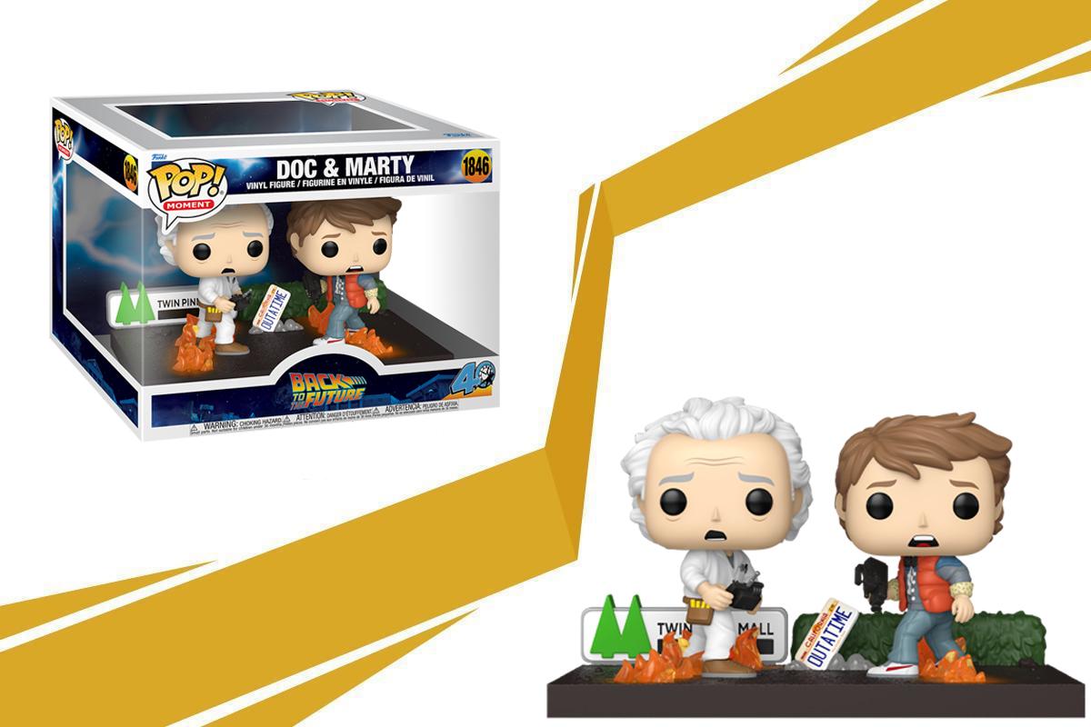 Back to The Future Doc & Marty 2 Pack POP Figure