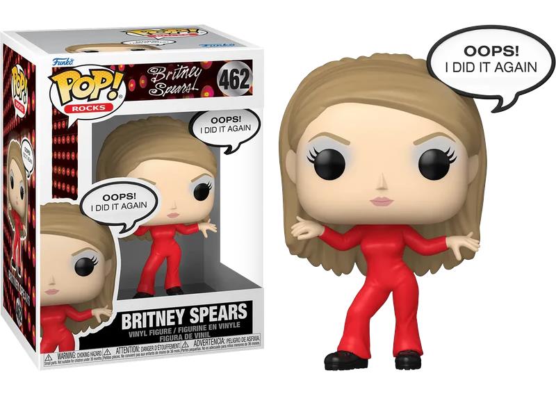 Funko Pop Rocks Britney Spears - Britney Spears Oops, I Did It Again No:462