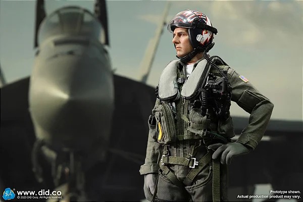 Did 1/6 Top Gun: Maverick Piloto – Captain Mitchell - Tom Cruise
