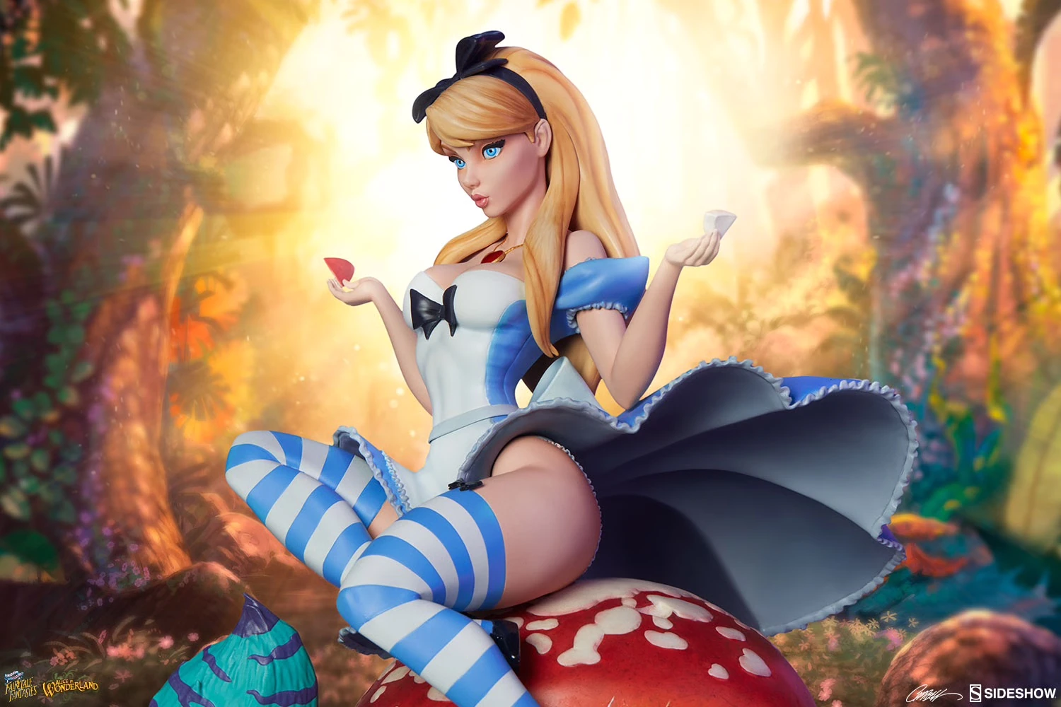 ALICE IN WONDERLAND Statues by Sideshow Collectibles