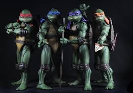 NECA Teenage Mutant Ninja Turtles (TMNT) 1/4 Scale Action Figure Set!