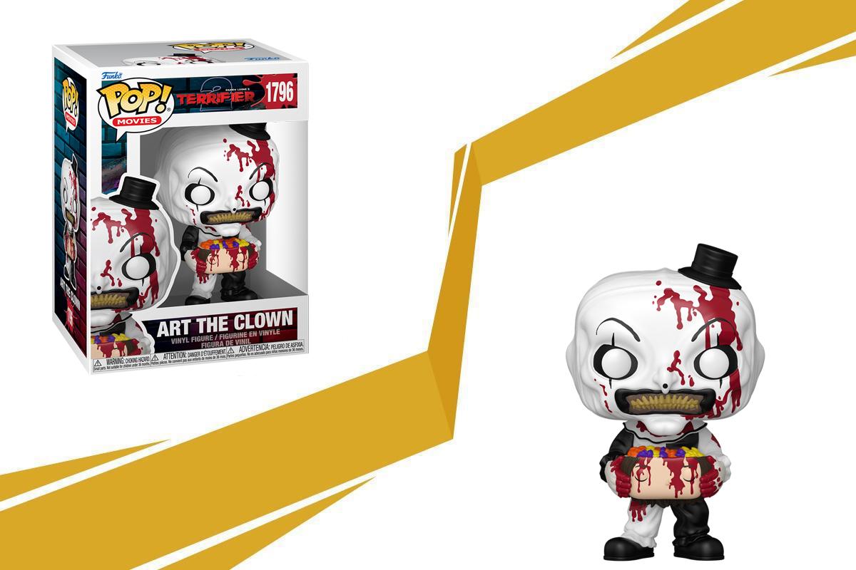Terrifier 2 Art The Clown with Candy Filled Head POP Figure