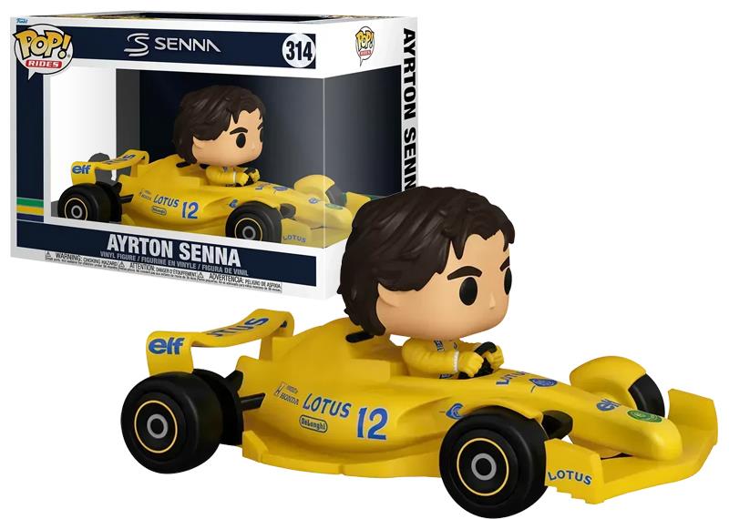 Funko Pop! Rides Super Deluxe: Senna - Ayrton Senna (Lotus) #314 Vinyl Figure