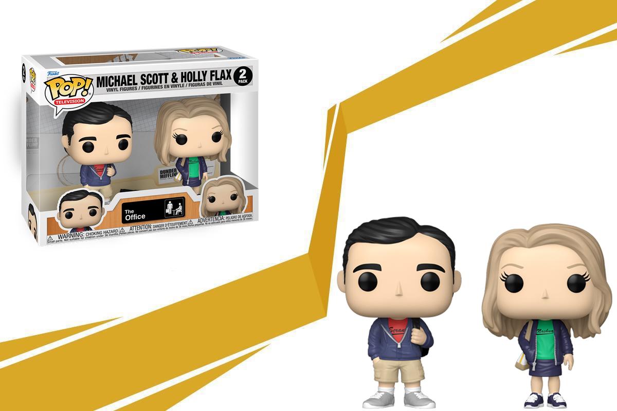 The Office Michael Scott & Holly Flax 2 Pack POP Figure