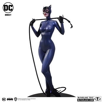 McFarlane Toys DC Direct Catwoman Statue Action Figures, Resin Purple