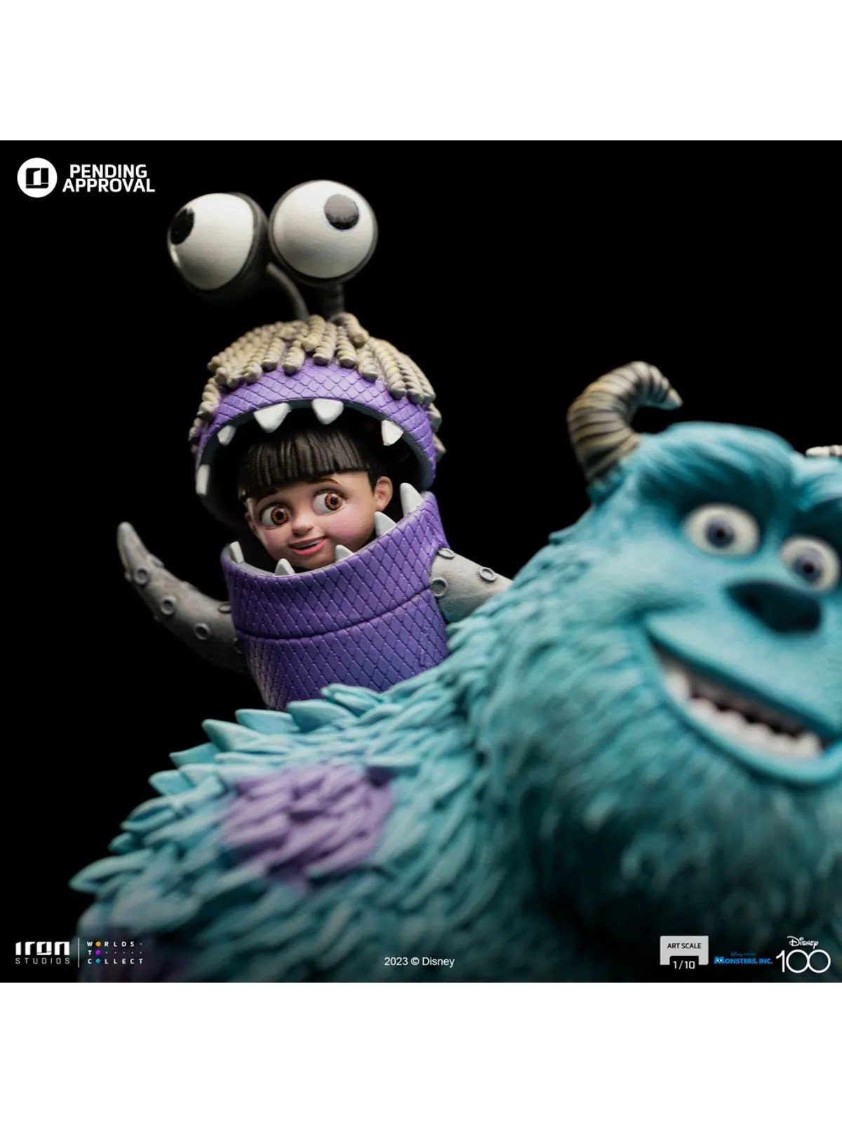 Statue Monsters Inc. Diorama - Disney 100TH - Monsters Inc - Art Scale 1/10 - Iron Studios