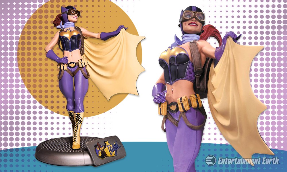 DC Collectibles Bombshell Batgirl Statue + Limitli Çerçeveli Arka Planı