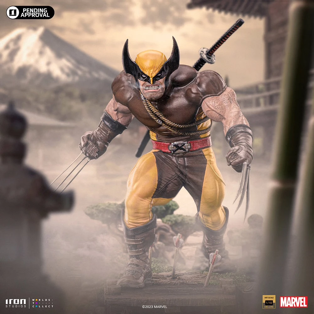 WOLVERINE UNLEASHED DELUXE 1:10 Scale Statue by Iron Studios