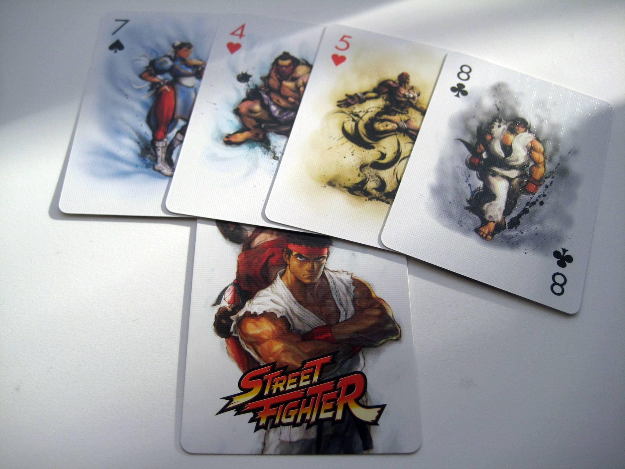 Street Fighter Characters İskambil Destesi