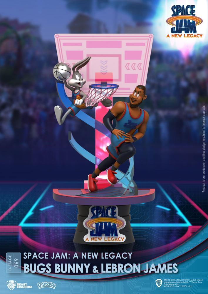 Bugs Bunny & Lebron James D-Stage PVC Diorama
