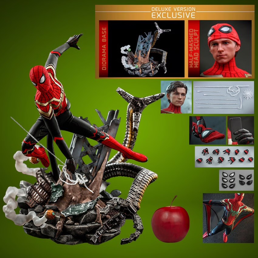 Spider-Man (Integrated Suit) Deluxe Version Sixth Scale Figure