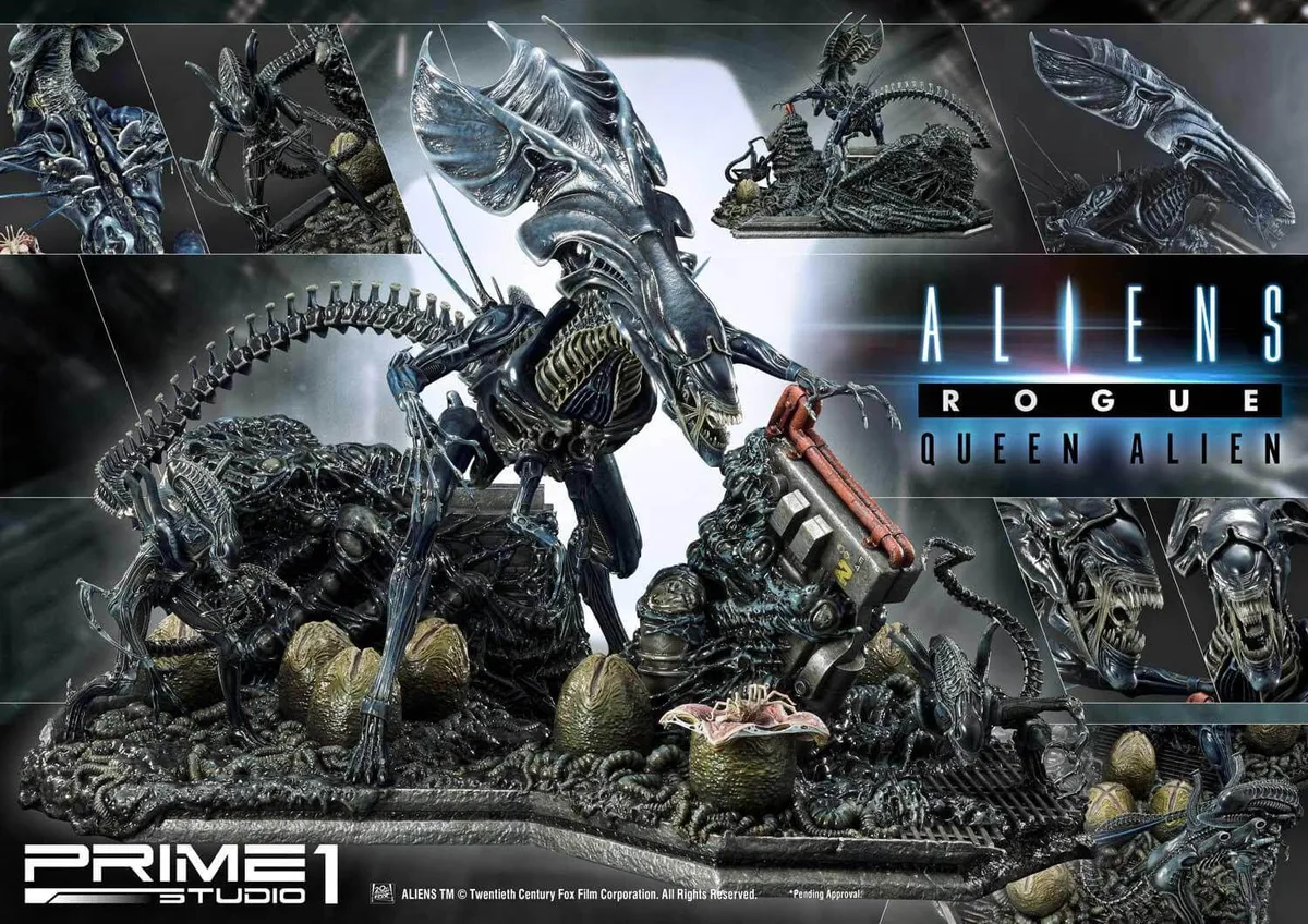 Premium Masterline Aliens (Comics) Queen Alien "Battle Diorama"