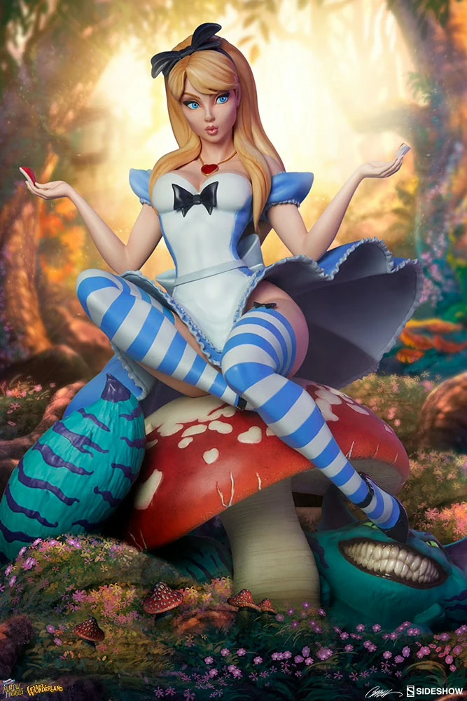 ALICE IN WONDERLAND Statues by Sideshow Collectibles