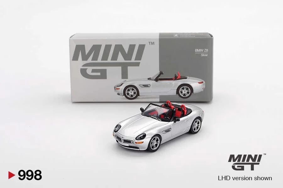 Mini GT 1/64 Bmw Z8 Silver No:998