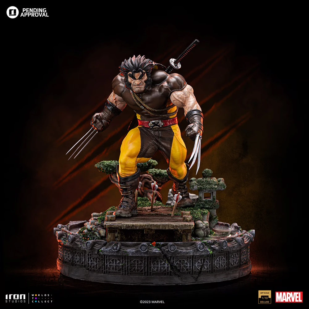 WOLVERINE UNLEASHED DELUXE 1:10 Scale Statue by Iron Studios
