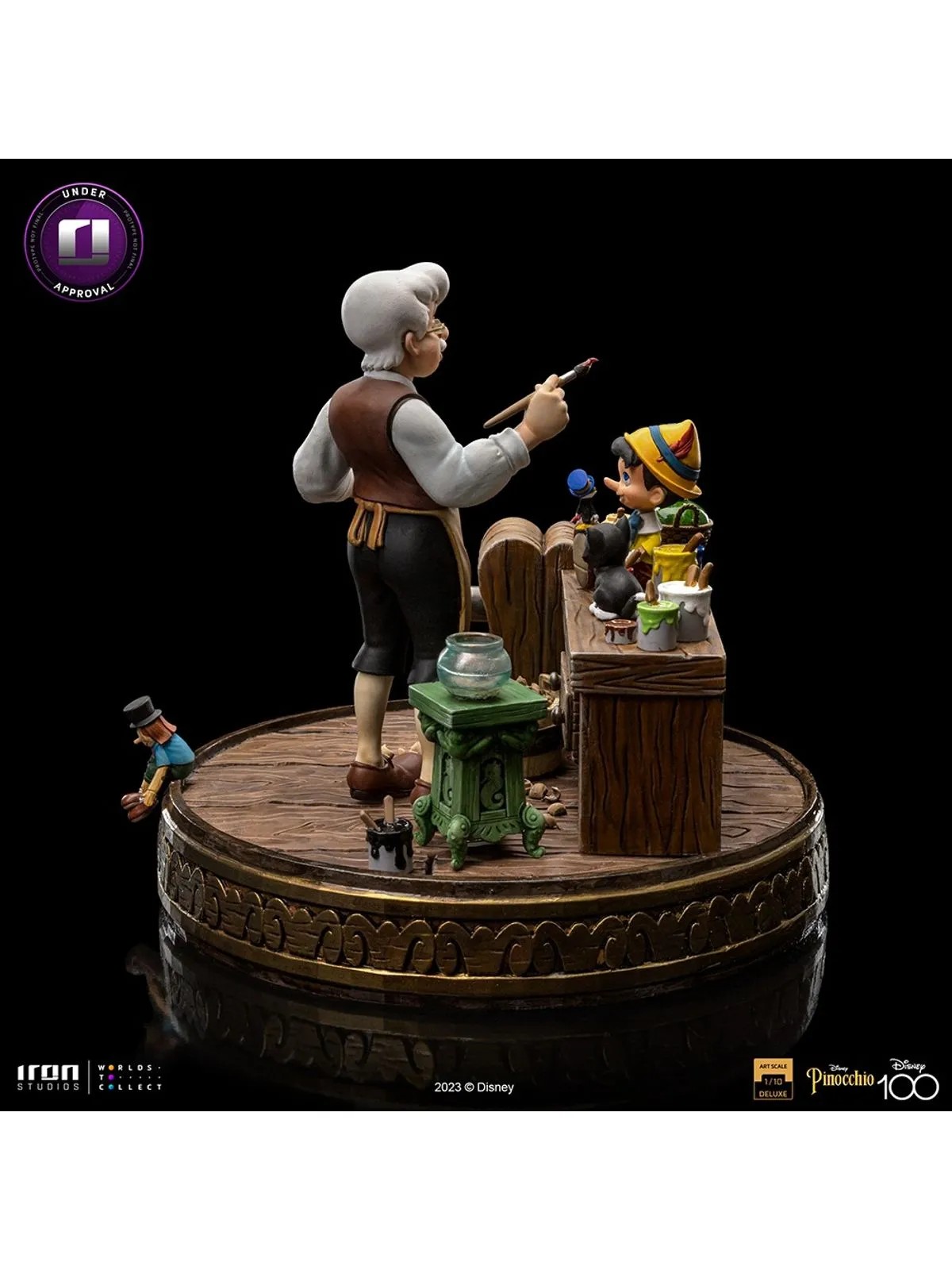 Statue Pinocchio Deluxe - Disney 100TH - Pinocchio - Art Scale 1/10 - Iron Studios