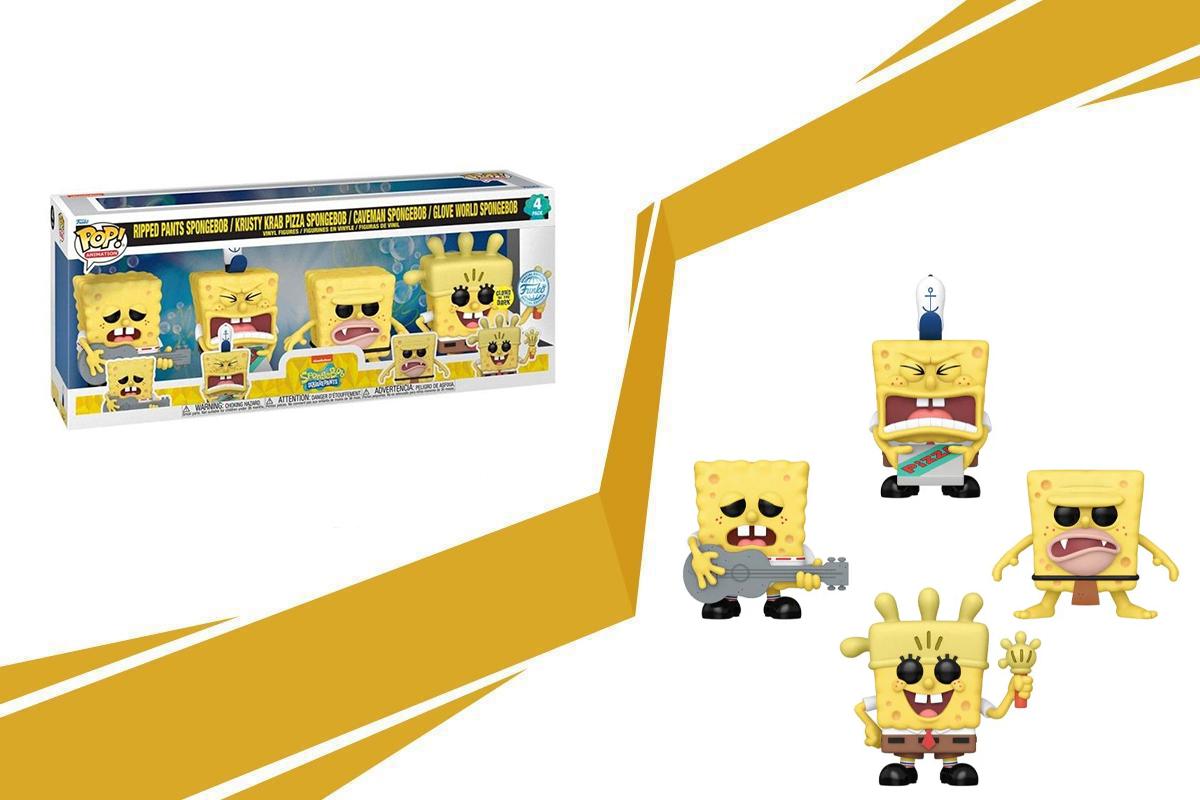 SpongeBob Squarepants 4 Pack POP Figure