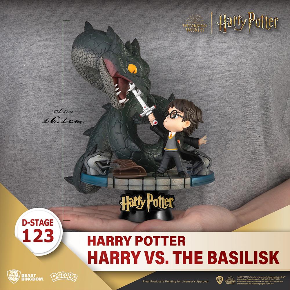 Beast Kingdom Harry Potter - Harry Vs. The Basilisk Diorama 15cm