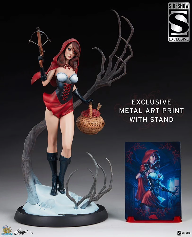 RED RIDING HOOD Statues by Sideshow Collectibles (Exclusive Versiyon)