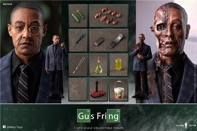 Mars Toys MAT010 1/6 Breaking Walter White Gustavo Fring 12" Figure