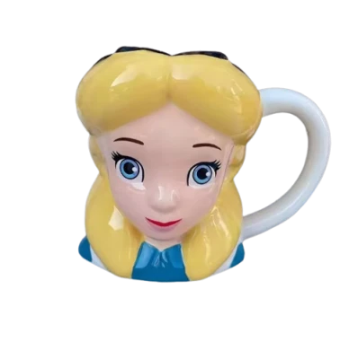Disney Alice Harikalar Diyarında Mug 3D Kupa Bardak