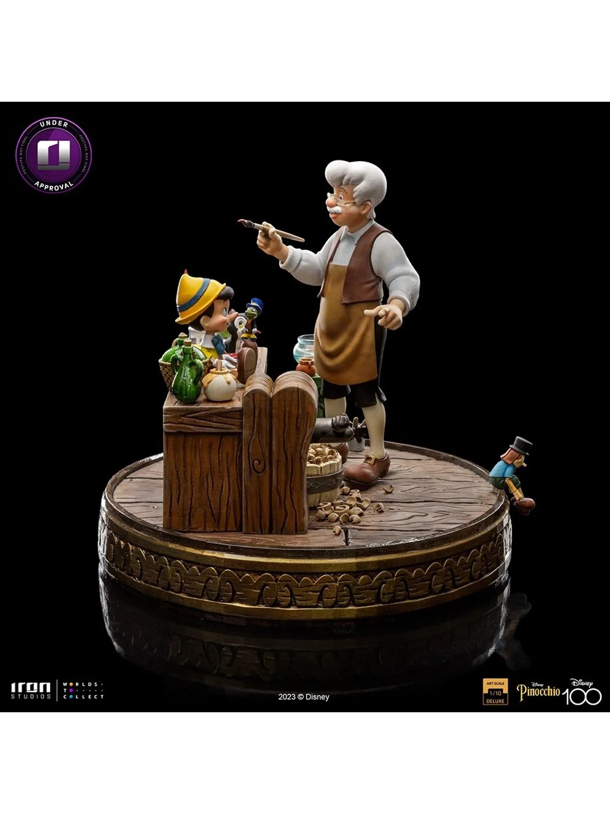 Statue Pinocchio Deluxe - Disney 100TH - Pinocchio - Art Scale 1/10 - Iron Studios