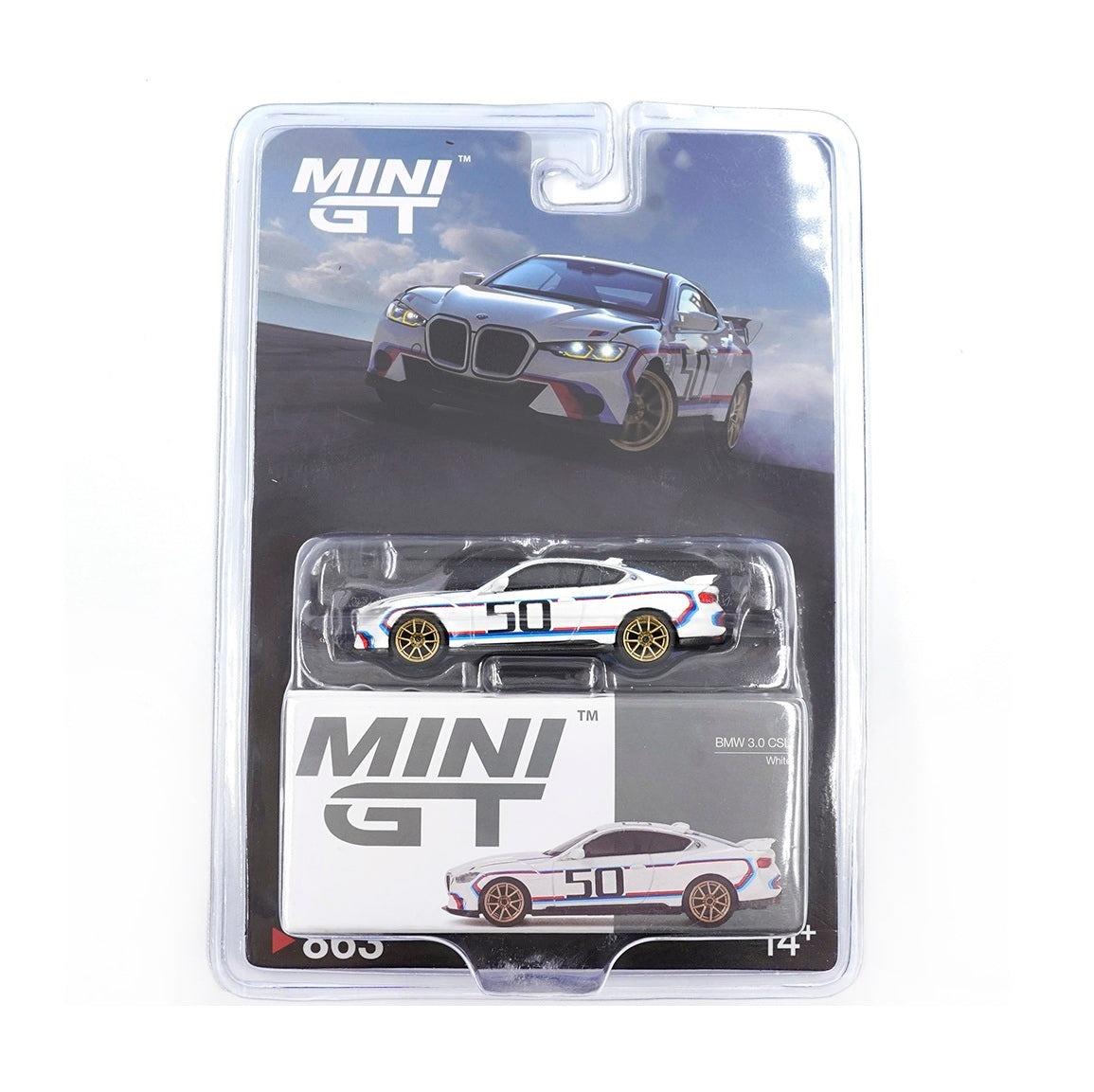 Mini GT 1/64 BMW 3.0 CSL White Blister No:863